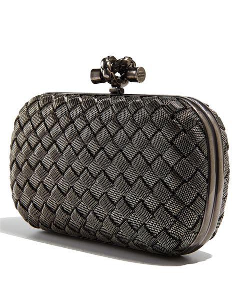 bottega knot clutch sale.